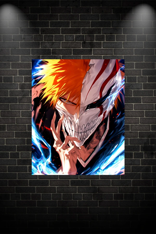 Ichigo kurosaki póster metalizado