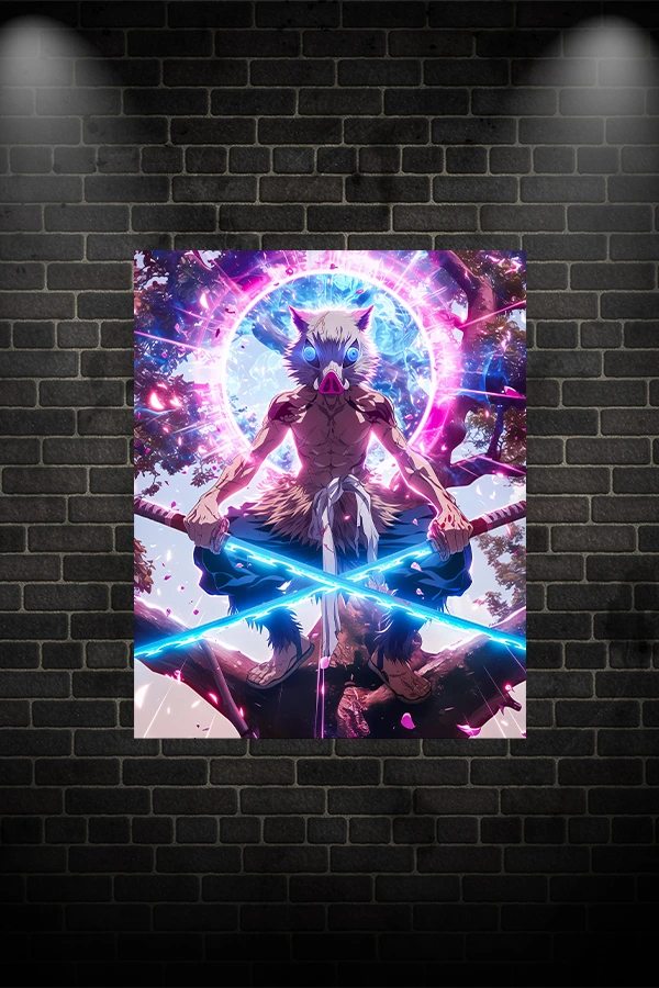 Inosuke hashibira póster metalizado