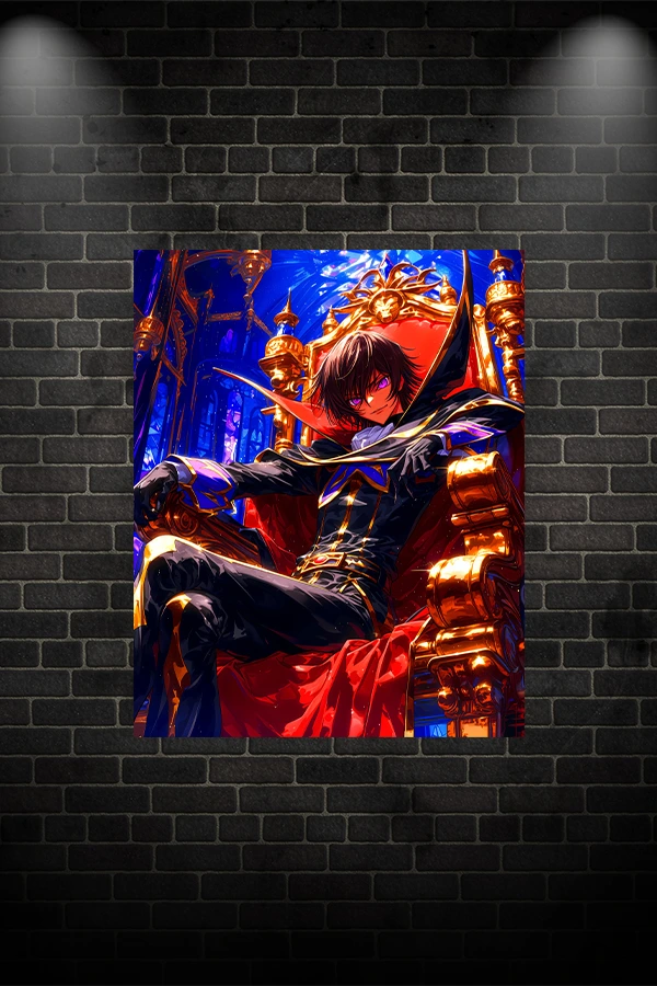 Lelouch póster metalizado